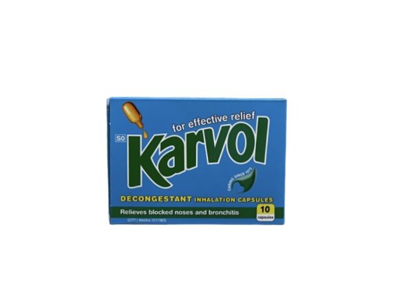 Karvol Inhalation Decongestant Caps 10's