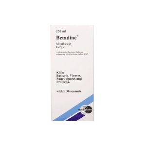 Betadine Mouthwash Gargle 1% 250ml