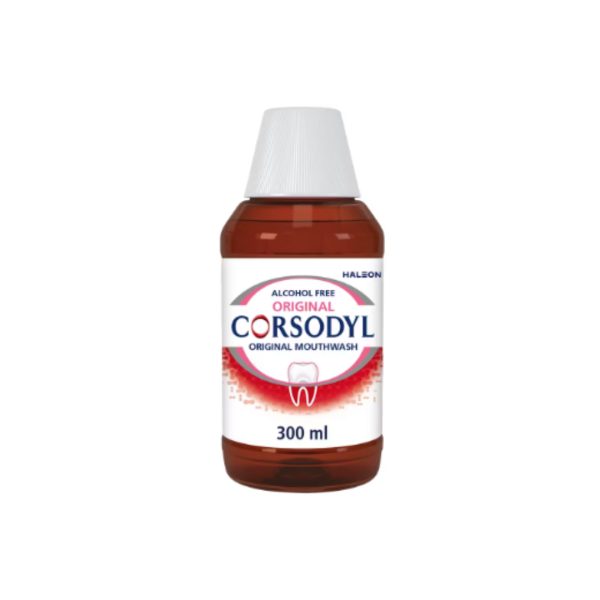 Corsodyl Alcohol-Free Mouthwash Original 300ml