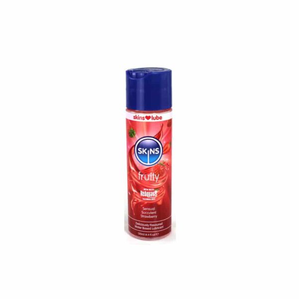 Skins Strawberry Water Based Lubricant 130ml