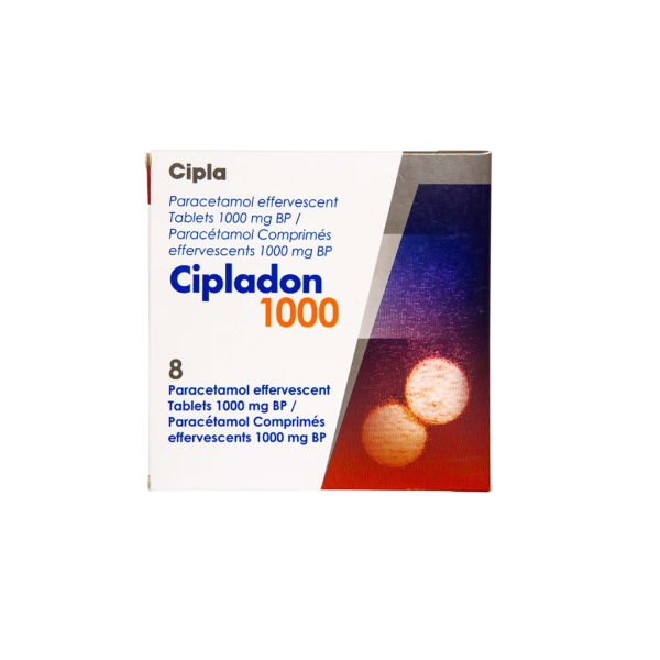 Cipladon 1000mg Effervescent Tabs 8's