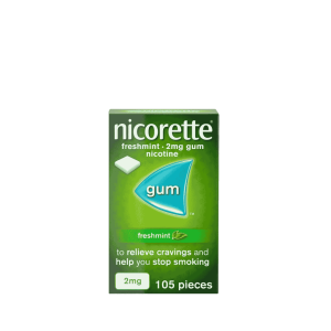 Nicorette FreshMint Gum 2mg 105's