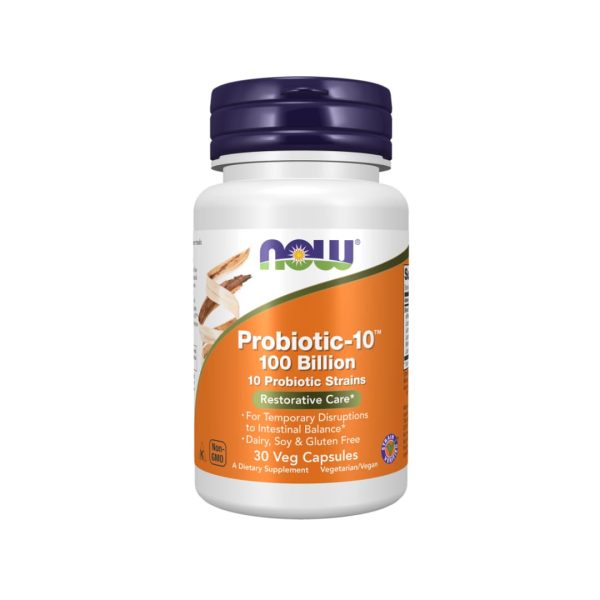 Now Probiotic 10 100 Billion Capsules 30's