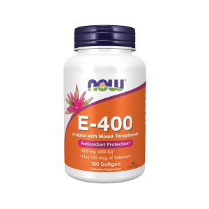 Now Vit E 400 I.U Natural Capsules 100's