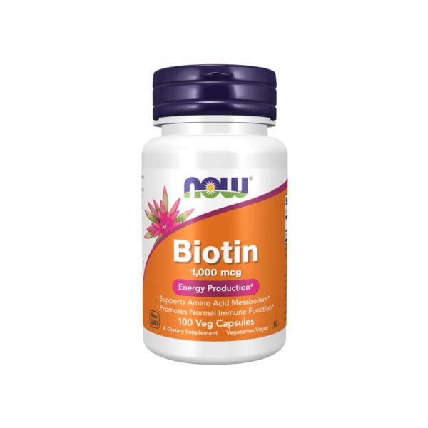 Now Biotin 1000mcg Caps 100's
