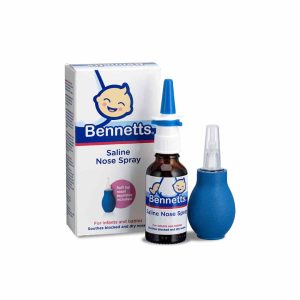 Bennetts Saline Nose Spray with aspirator